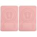 2 Pack Yoga Food Yoga Mat Sports Mat for Sports Skipping Mat Indoor Jumping Mat Pink Tpe Fitness