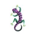 Ttybhh Iron Art Hangs Clearance! Garden House Lizard Art Outdoor Garden Backyard Metal Animal Decoration Gift Purple