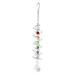 SunniMix Gazing Ball Spiral Tail Wind Wind Chime for Balcony Office Farmhouse