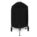 Uhuya Charcoal Grill Cover for 22 Inch Grill- Kettle BBQ Gas Grill Cover with Hook&Loop and Drawstring Light Material for All Season Black