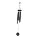 figatia Garden Wind Chime Metal Wind Chime Crafts Modern Elegant Windchime Wind Chime for Indoor Outdoor Porch Garden Patio Decoration Black