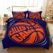 3D Sports Fire Basketball Bedding Set for Teen Boys Duvet Cover Sets with Pillowcases Twin Full Queen King Size 3PCS 1 Duvet Cover+2 Pillow Shams