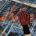 Oneshit Camping & Hiking in Clearance BBQ Barbecue Glove Heat Insulation-scalding BBQ Barbecue Meat Oven Microwave Barbecue Resistance High-temperature Glove Non-slip Silicone-burn Glove