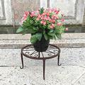 Banzch Metal Plant Stands for Flower Pot Heavy Duty Potted Holder Indoor Outdoor Metal Rustproof Iron Garden Container Round Supports Rack for Planter Outdoor Plant Stand