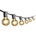 LINKPAL String Lights 50Ft 50 Bulbs G40 Globe String Lights with Bulbs-UL Listed for Indoor/Outdoor Commercial Decor