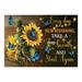 Butterfly Sunflowers Wall Art Every Day Is A New Beginning Home Decor Hanging Every Day Is A New Beginning Wall Art Poster Picture HD Literary Sunflower Style Hanging Home Decoration Living 10*15cm