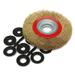 GoolRC Grinding Wheel 6 Inch Wire Brush Stainless Steel Wheel Brush Stainless Rust Paint Removal Wire Wheel Brush Steel Bench Rust Inch Wire Wheel Bench Rust Paint Rookin Dsfen Ombx Laoshe