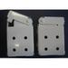 Box Mounting Brackets For 2 Wood Blinds Or Faux Wood Color White
