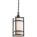 FJU 49124AVI Outdoor Pendant 1-Light Anvil Iron