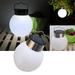 Holloyiver Portable Solar Light Bulbs Solar Power Rechargeable Emergency LED Bulbs for Shed Hiking Camping Tent Hurricane Power Outage Lamps Indoor Home Chicken Coop Lights
