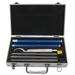 Comprehensive Wood Turning Tools Set with Ergonomic Aluminum Handles High Speed Steel Tungsten Carbide Lathe Tools for Woodworking Includes Rougher Finisher Accessories in Aluminum Box