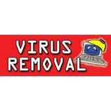 12 VIRUS REMOVAL DECAL sticker computer repair fix pc