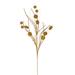 Vickerman 33 Antique Gold Ball and Coin Glitter Twig Spray 6 per bag.