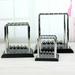 opvise Classic Newtons Cradle Kinetic Balls School Educational Prop Toy Desktop Decor Small