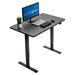 MOWENTA Electric Height Adjustable x 30 inch Stand Up Desk Black Solid One-Piece Table Top Black Frame Standing Workstation Home & Office Furniture Sets DESK-KIT-0B5B