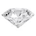 Lloopyting Crystal Diamond Paperweight Jewels Wedding Decorations Christmas Centerpieces Home Decor Gift 80Mm (3.14Inch) Room Decor Desk Decor Clear 9*9*7cm