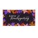 Happy Thanksgiving Banner Backdrop Porch Sign Small Holiday Banners for Room Yard Sports Events Parades Party