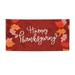 Happy Thanksgiving Banner Backdrop Porch Sign Medium Holiday Banners for Room Yard Sports Events Parades Party