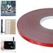 Double Sided Tape - Heavy Duty Mounting Adhesive Tape Waterproof Foam Tape for LED Strip Lights Home Decoration Office Decorations (0.39In x 108 Ft Black) 0.39In x 108 Ft