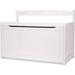 QCAI Wooden Toy Chest - White Furniture for Playroom - Kids Toy Box Wooden Storage Organizer Children s Furniture