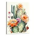 Chilfamy Cactus Posters Canvas Wall Art Cactus Decor Cacti Botanical Prints Green Flowers and Plants Bathroom Poster Printing Women s Apartment Office Fashion Gift (16X20 inch)