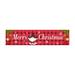 Deagia Home Essential Clearance Merry Christmas Banner Decorations Plaid Banner for Indoor Outdoor Front Door Wall Christmas Decoration Party Decorations