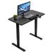 MOWENTA 43-inch Electric Height Adjustable 43 x 24 inch Stand Up Desk Black Solid One-Piece Table Top Black Frame Home & Office Furniture Sets B0 Series DESK-KIT-B04B