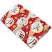 Note Pads Homef Recording Notepad to Do Notepad Notebook Chinese Style Red Paper Fabric Office