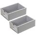 Miyuadkai Litter Box Gift Clearance Desktop Box Drawer Box Stationery Stackable Student Sundries Storage Storage Housekeeping & Organizers Room Decor Grey