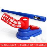 Dsseng Childrenâ€˜s Pitching Machine Childrenâ€˜s Baseball Trainer Baseball Toy Launcher Parent Child Interaction Foot Stepping