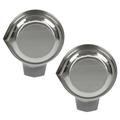 Stainless Steel Weighing Pan Electronic Scale Tray Mini Trays Rack Container 2 Pcs