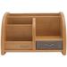 DIY Assembly Wooden Pen Storage Holder Desktop Pen Container Pen Holder