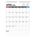 Home Decor Clearance! Desk Calendar 18 Month Desk Calendar/Wall Calendar Combo January 2024 to JUN 2025