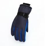 IDALL Snow Gloves Ski Gloves Ski Gloves Winter Snowflake Printing Ski Gloves Warm Gloves Bicycle Gloves Soft Windproof Gloves Gloves for Cold Weather Winter Gloves Blue 2A