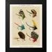 Marbury Mary Orvis 15x18 Black Modern Framed Museum Art Print Titled - Bass Fishing Flies I from Favorite Flies and Their Histories