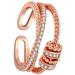 Decorative Fidget Ring Delicate Stress Ring Fidget Ring Metal Finger Ring Women Gift