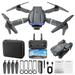 YOLOKE Mini Drone with Camera Dual HD for Beginners Hobby FPV Extended Battery Life Versatile Flight Modes Portable and Foldable Design RC Quadcopter Toy Gifts for Kids Adult Gifts