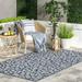 nuLOOM Terenia Leopard Indoor/Outdoor Area Rug 6 7 x 9 Blue