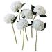 White Hydrangea Artificial Flowers 6 Pcs Faux Hydrangea Flowers Artificial White Hydrangeas Flowers With Stems Fake Hydrangea White Silk White Hydrangeas Flowers With Stems for Home Decor (6 white)