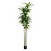 Nearly Natural 8ft. Artificial Dracaena Tree with Real Touch Leaves