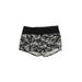 Lululemon Athletica Athletic Shorts: Black Print Activewear - Women's Size 4