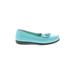 Dr. Scholl's Flats: Teal Print Shoes - Women's Size 8 - Round Toe