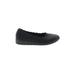 Skechers Flats: Slip On Wedge Casual Black Solid Shoes - Women's Size 8 - Round Toe