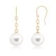 Solitaire Freshwater Pearl Drop Earrings