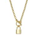 Women's Rachel Glauber Gold Plated Locket Charm Necklace Genevive Jewelry