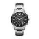 Emporio Armani Chronograph Quartz Black Dial Steel Strap Men’s Watch AR2434