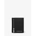 Michael Kors Hudson Leather Zip Wallet Black One Size