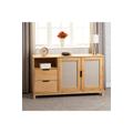 Corona Rattan 2 Door 2 Drawer Sideboard