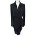 Michael Kors Dresses | Michael Michael Kors Womens Matte Tie-Neck Ruched Dress Black Long Sleeve S New | Color: Black | Size: S