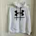 Under Armour Sweaters | New Under Armour Women's Rival Fleece Logo Hoodie | Color: White | Size: S